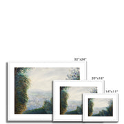 The Auvers Valley on the Oise River Framed & Mounted Print
