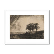 The Three Trees Framed & Mounted Print