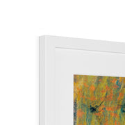 Woman Combing Her Hair Framed & Mounted Print