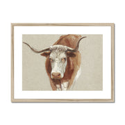 Head of a Cow or Ox Framed & Mounted Print