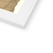 Portrait of a lady and three hand studies Framed & Mounted Print