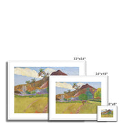 Tahitian Landscape Framed & Mounted Print
