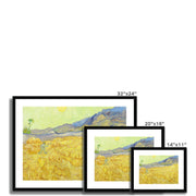 Wheatfield with a reaper Framed & Mounted Print