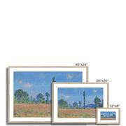 Poppy Field, Giverny  Framed & Mounted Print