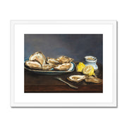Oysters Framed & Mounted Print