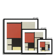 Composition Framed & Mounted Print