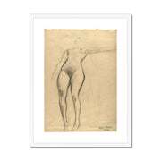 Figure Study and Detailed Studies Framed & Mounted Print
