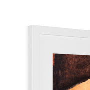 Reclining Nude from the Back Framed & Mounted Print