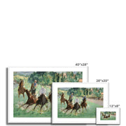 At the Races Framed & Mounted Print