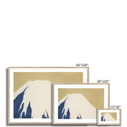 Mount Fuji from Momoyogusa - Flowers of a Hundred Generations Framed & Mounted Print