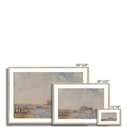 Saint Mammès–Loing Canal (Saint Mammès–Canal du Loing) Framed & Mounted Print