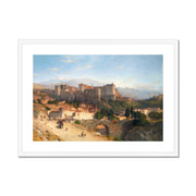 The Hill of the Alhambra, Granada Framed & Mounted Print