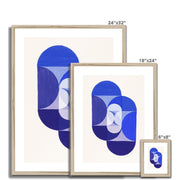 Key Blue (from series, the Mathematical Basis of the Arts) Framed & Mounted Print