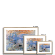 Impression, Sunrise Framed & Mounted Print