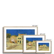 The yellow house Framed & Mounted Print