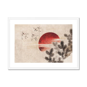 Birds and sunset, from Album of Sketches Framed & Mounted Print