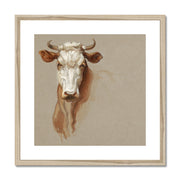 Two Studies of Cattle Framed & Mounted Print