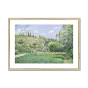 A Cowherd at Valhermeil, Auvers-sur-Oise Framed & Mounted Print