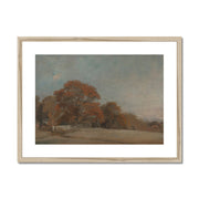 An Autumnal Landscape at East Bergholt Framed & Mounted Print