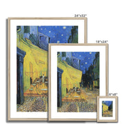 Café Terrace at Night Framed & Mounted Print