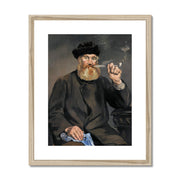 The Smoker Framed & Mounted Print