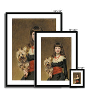 Miss Beatrice Townsend Framed & Mounted Print