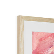 Pink Begonias Framed & Mounted Print