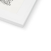 View of the Eiffel Tower in Paris Framed & Mounted Print