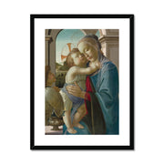 Virgin and Child with an Angel Framed & Mounted Print