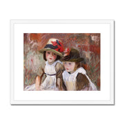 Village Children Framed & Mounted Print