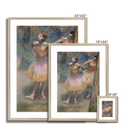 Two Dancers Framed & Mounted Print