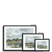 The River Oise near Pontoise Framed & Mounted Print