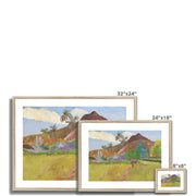 Tahitian Landscape Framed & Mounted Print