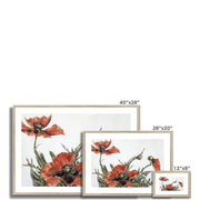 Red Poppies Framed & Mounted Print