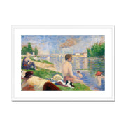 Final Study for “Bathers at Asnières” Framed & Mounted Print