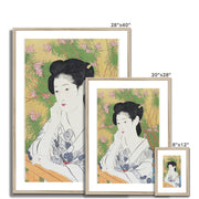 At a Hot Springs Inn Framed & Mounted Print