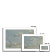 Cloud Study Framed & Mounted Print