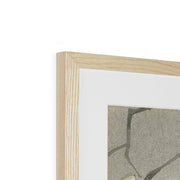 Long-Eared Owl in Ginkgo Framed & Mounted Print