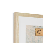 Famous Heroes of the Kabuki Stage Played by Frogs Framed & Mounted Print