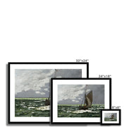 Claude Monet's Seascape, Storm Framed & Mounted Print
