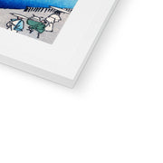 Utagawa Hiroshige's Suidobashi Bridge and Surugadai Framed & Mounted Print