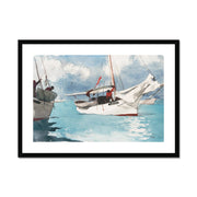 Fishing Boats, Key West Framed & Mounted Print