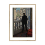 Young Man at His Window Framed & Mounted Print