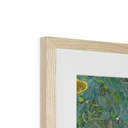 Farm Garden with Sunflowers Framed & Mounted Print