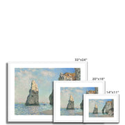 The Cliffs at Étretat Framed & Mounted Print