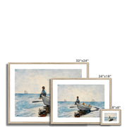 Boys in a Dory Framed & Mounted Print