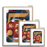 I Saw the Figure 5 in Gold Framed & Mounted Print