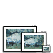 Arrival of the Normandy Train, Gare Saint-Lazare Framed & Mounted Print