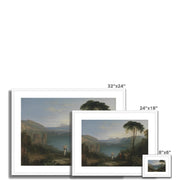 Lake Avernus: Aeneas and the Cumaean Sibyl Framed & Mounted Print