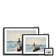 Boys in a Dory Framed & Mounted Print